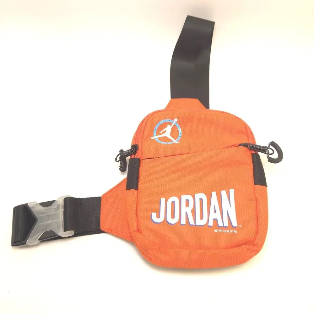 Air Jordan OG MVP Hip Bag Orange Black Sling Crossbody Fanny Pack FJ9678-817